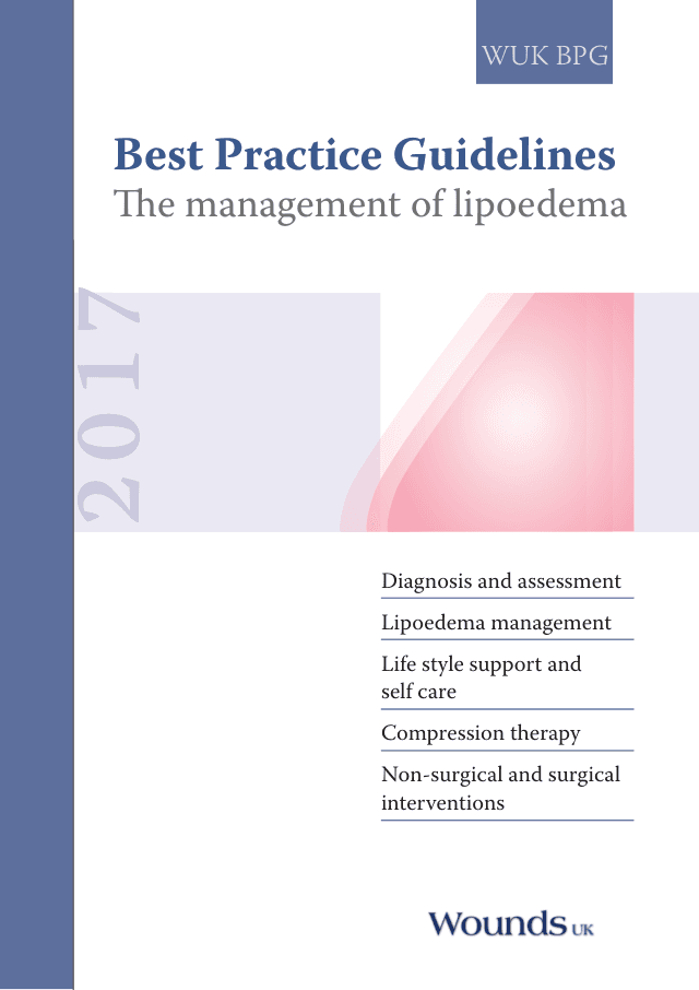 First page of Best Practice Guidelines: The Management of Lipoedema